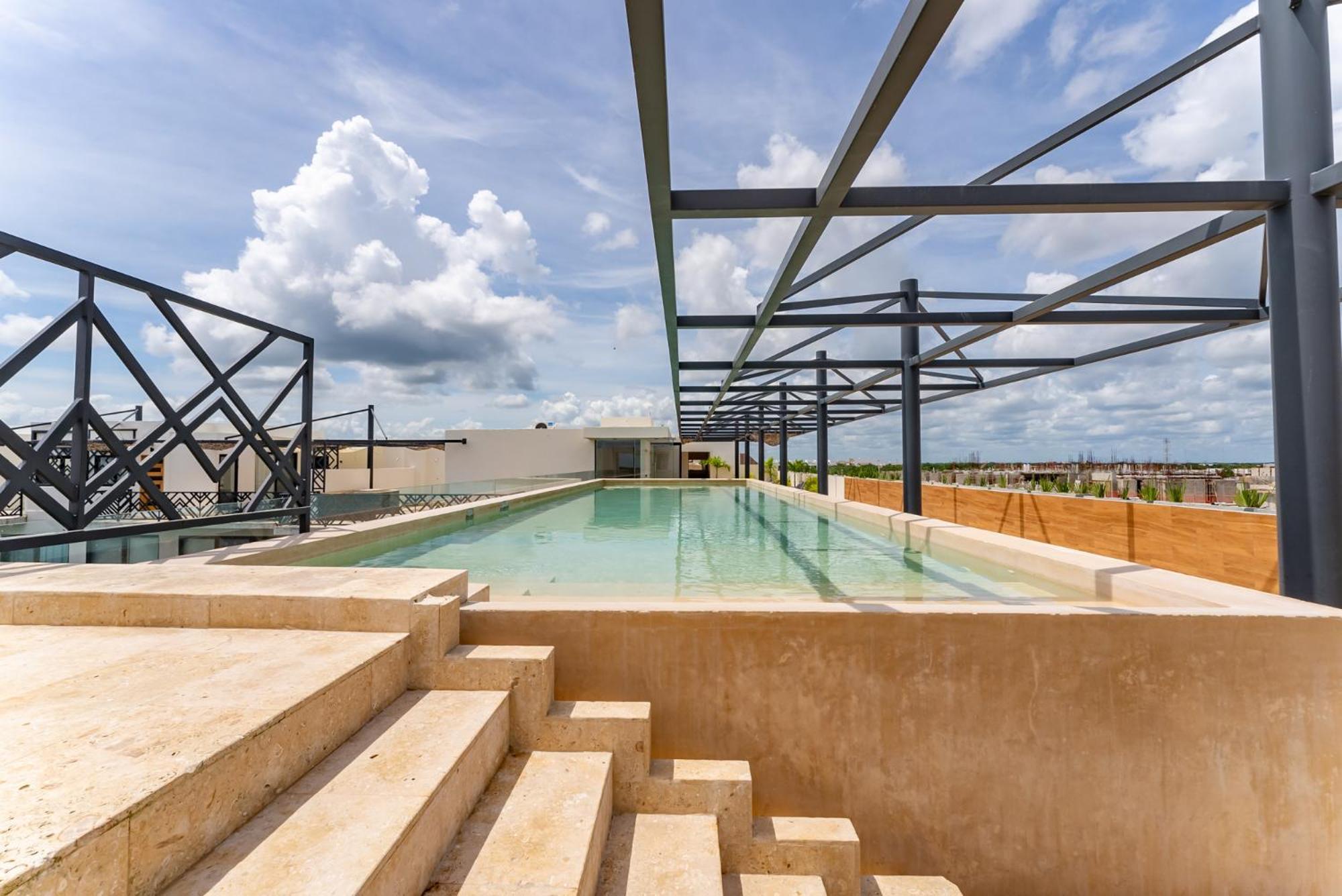 Apartment Stylish 2br Penthhouse, Private Terrace, Grill And Pool Tulum